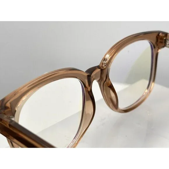 bcbg max azria bar104bl 651 eyeglasses Clear Brown (LE-1)